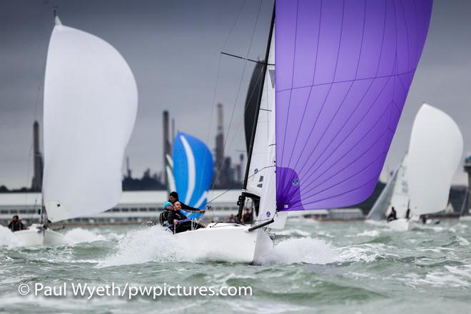 Hamble Winter Series – Round 2 ©  Paul Wyeth